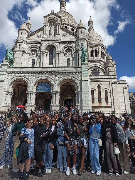 LSU students at Montmarte