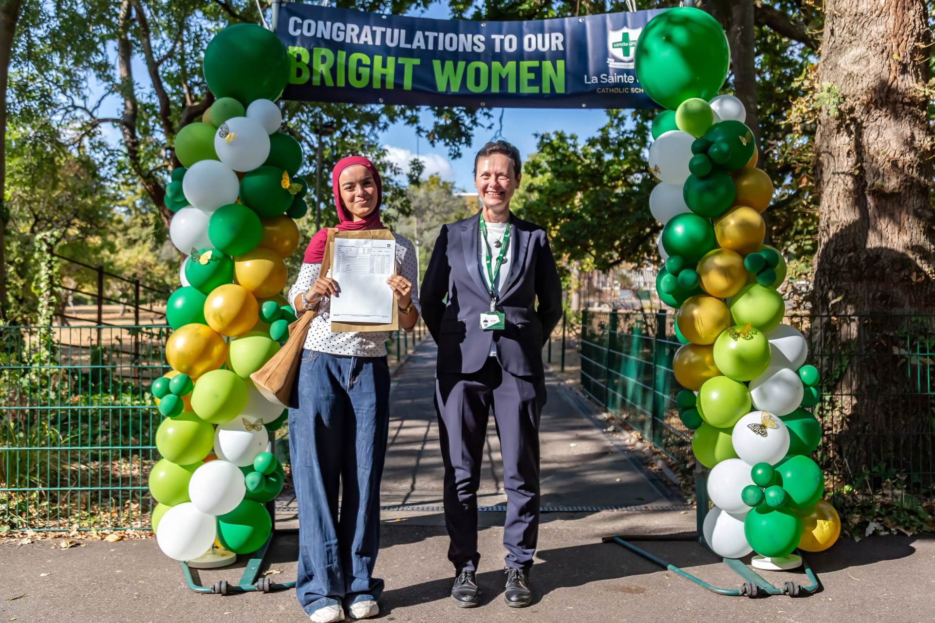 Bright Women, Bold Futures: La Sainte Union Students Celebrate Excellent GCSE Success